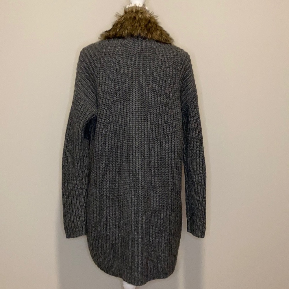 Ann Taylor Faux Collar Sweater Coat - Picture 6 of 12